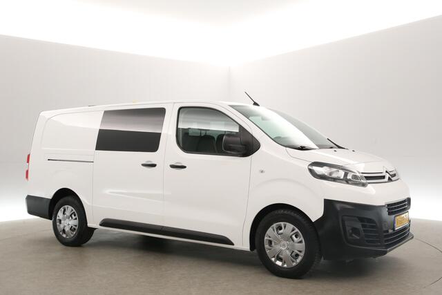 Citroen JUMPY 2.0 BlueHDI L3H1 | Dubbele Cabine | 6 Persoons | MARGE! | Airco Cruise Trekhaak 2xSchuifdeur Elektrpakket PDC