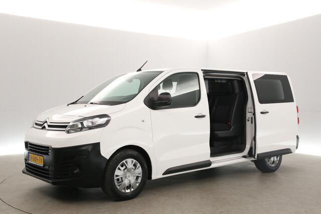 Citroen JUMPY 2.0 BlueHDI L3H1 | Dubbele Cabine | 6 Persoons | MARGE! | Airco Cruise Trekhaak 2xSchuifdeur Elektrpakket PDC