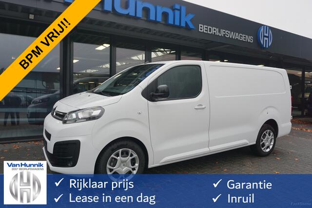 Citroen JUMPY 2.0D 180PK Automaat L3H1 BPM VRIJ!! Navi, Camera, Trekhaak, Betimmering, Standkachel!! Nr. J