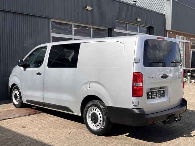 Citroen JUMPY 2.0 HDI 120 XL DC Marge BTW en BPM vrij!! Airco Cruise controle Trekhaak 2500kg Navigatiesysteem 5-Persoons Parkeerhulp achter Apple carplay 1e eigenaar Euro 6 Bpm en Btw vrij voor particulier gebruik !!
