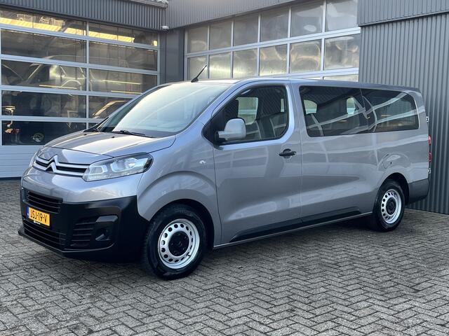 Citroen JUMPY 1.5 BleuHDi XL Marge BTW en BPM vrij!! Airco Cruise controle Trekhaak 2500kg Navigatiesysteem Personenvervoer 8-Persoons Parkeerhulp achter Apple carplay 1e eigenaar Euro 6 Bpm en Btw vrij voor particulier