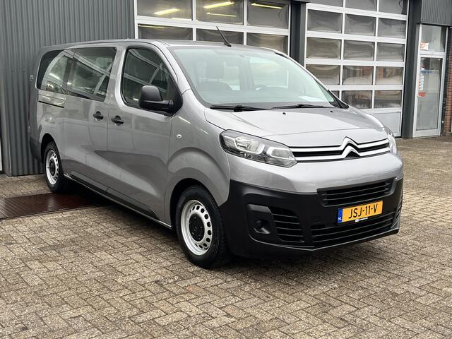 Citroen JUMPY 1.5 BlueHDi XL Marge BTW en BPM vrij!! Airco Cruise controle Trekhaak 2500kg Navigatiesysteem Personenvervoer 8-Persoons Parkeerhulp achter Apple carplay 1e eigenaar Euro 6 Bpm en Btw vrij voor particulier