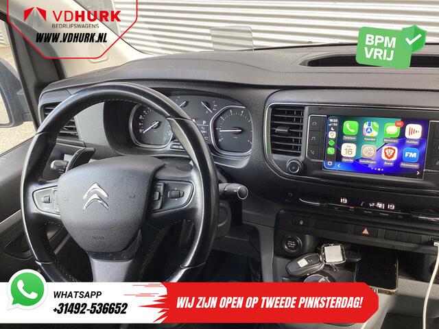 Citroen JUMPY 2.0 HDI 180 pk Aut. DC Dubbel Cabine Xenon/ Adapt.Cruise/ Standkachel/ 2x Schuifdeur/ Carplay/ Keyless/ Climate/ Camera/ Navi/ 17"LMV/ PDC/ Trekhaak