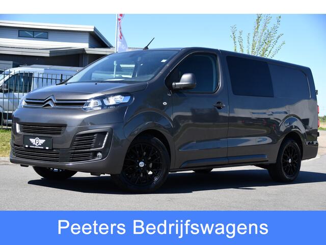 Citroen JUMPY 2.0 BlueHDI 120 L3 PB Edition Cruise, Carplay, Sensoren, 120pk, Automaat, Multimedia, Trekhaak, 6 zits, Uniek!