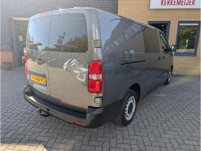 Citroen JUMPY 2.0 BLUE HDI 120BUSINESS XL DC SenS, Dubbel cabine, Leer, Trekhaak, PDC V+A,