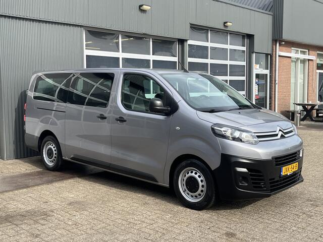 Citroen JUMPY 1.5 BlueHDi XL Marge BTW en BPM vrij!! Airco Cruise controle Trekhaak 2500kg Navigatiesysteem Personenvervoer 8-Persoons Parkeerhulp achter Apple carplay 1e eigenaar Euro 6 Bpm en Btw vrij voor particulier