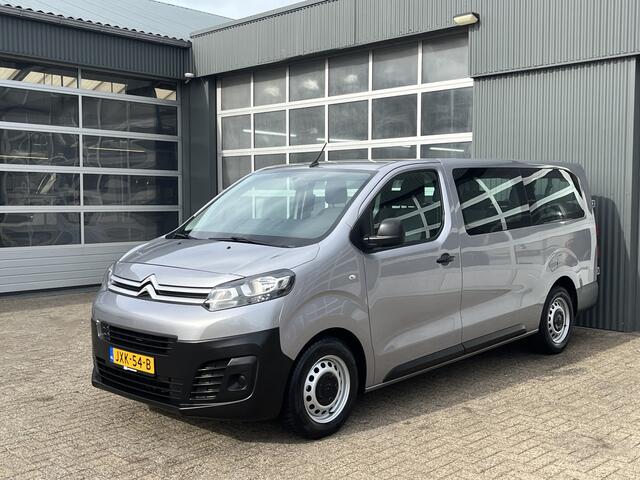 Citroen JUMPY 1.5 BlueHDi XL Marge BTW en BPM vrij!! Airco Cruise controle Trekhaak 2500kg Navigatiesysteem Personenvervoer 8-Persoons Parkeerhulp achter Apple carplay 1e eigenaar Euro 6 Bpm en Btw vrij voor particulier