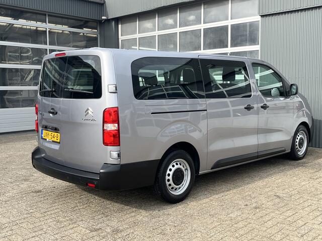 Citroen JUMPY 1.5 BlueHDi XL Marge BTW en BPM vrij!! Airco Cruise controle Trekhaak 2500kg Navigatiesysteem Personenvervoer 8-Persoons Parkeerhulp achter Apple carplay 1e eigenaar Euro 6 Bpm en Btw vrij voor particulier