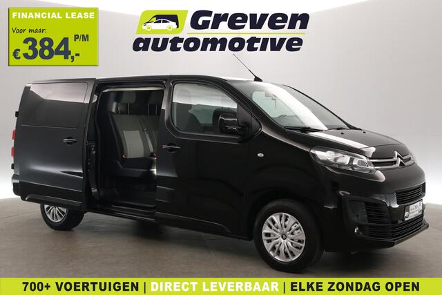 Citroen JUMPY 2.0 BlueHDI 144PK L3H1 | Dubbele Cabine | Airco | Camera | Cruise | Carplay | Trekhaak | 2xSchuifdeur