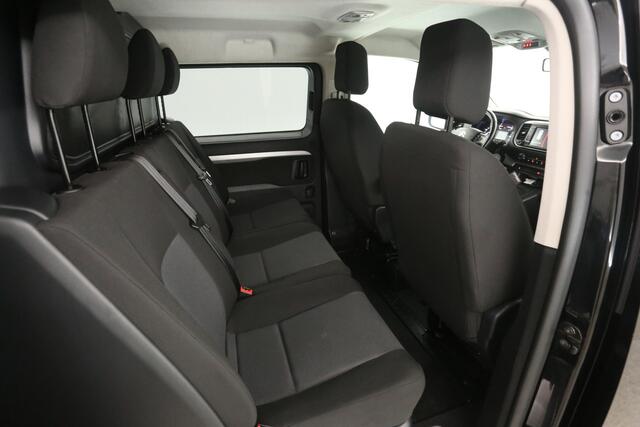 Citroen JUMPY 2.0 BlueHDI 144PK L3H1 | Dubbele Cabine | Airco | Camera | Cruise | Carplay | Trekhaak | 2xSchuifdeur