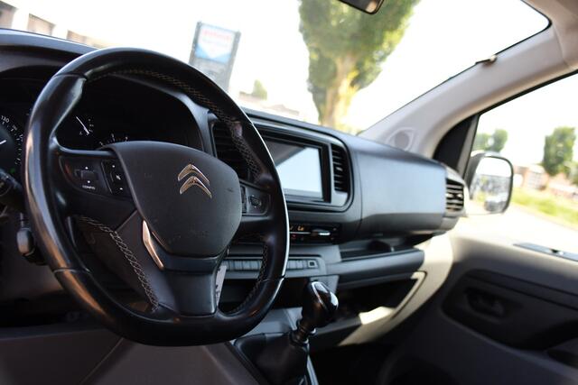Citroen JUMPY 2.0 BlueHDI 120 L3 PB Edition Camera, Cruise, Carplay, Clima, 122pk, Trekhaak, 6 zitplaatsen, Sensoren, Multimedia, Uniek!