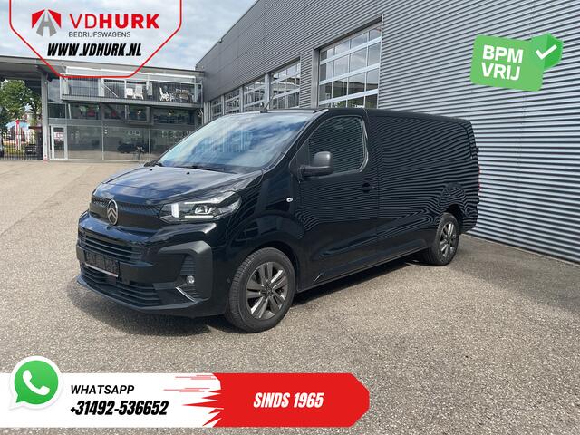 Citroen JUMPY 2.0 HDI 180 pk Aut. L3 LED/ Standkachel/ Keyless/ Stoelverw/ Stuurverw./ Carplay/ Climate/ Camera/ PDC/ Cruise/ Trekhaak/ LMV