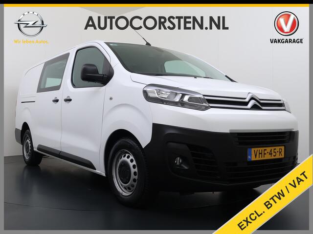 Citroen JUMPY 2.0HDI 120 XL L3 Ecc Cruise Control Dodehoek Assist Bluetooth Regen-Lichtsensor Pdc Betonplex Vloer Wandbetimmering Schuifdeur 1e Eigenaar Origineel Nederlandse Auto