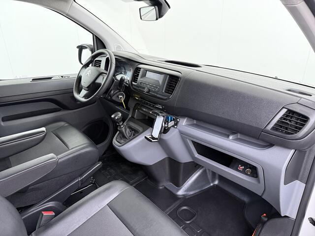 Citroen JUMPY 2.0HDI 120 XL L3 Ecc Cruise Control Dodehoek Assist Bluetooth Regen-Lichtsensor Pdc Betonplex Vloer Wandbetimmering Schuifdeur 1e Eigenaar Origineel Nederlandse Auto