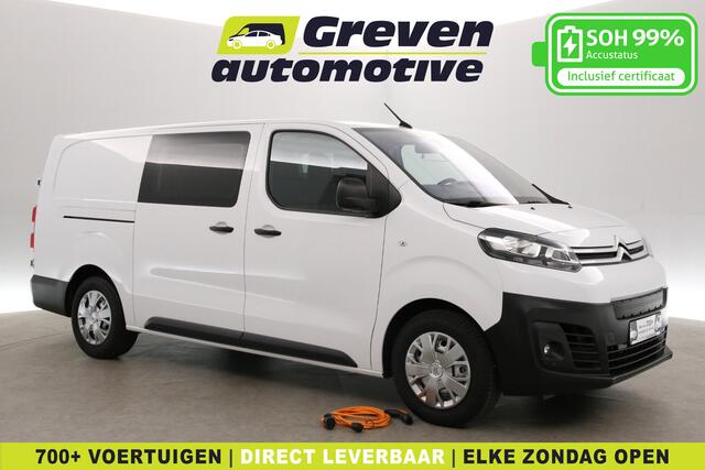 Citroen JUMPY Elektrisch L3H1 | Snelladen | SOH 99% | Airco | Camera | Cruise | 3 Zits | Carplay | 2xSchuifdeur