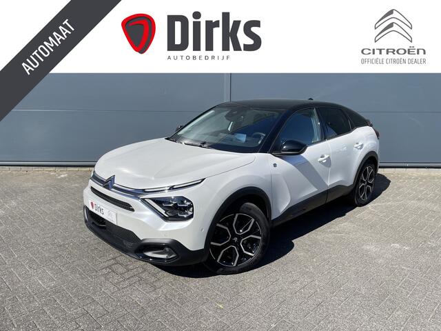 Citroen ë-C4 Shine Pack 50 kWh (Camera - Stoelverwarming - Leder - Parkeersensoren V+A - Keyless Entry - Verwarmde Voorruit - LED - Automatische Airco - Navigatie)