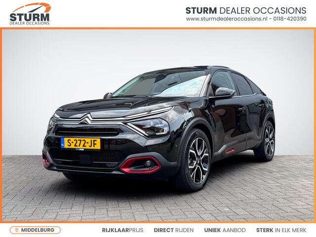 Citroen ë-C4 Shine 50 kWh | Trekhaak Afneembaar | Panoramadak | Stoelverwarming | Adapt. Cruise Control | Head-Up Display | Voorruit Verwarmd | Rijklaarprijs!