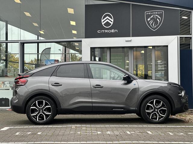 Citroen ë-C4 Feel Pack 50 kWh | Comfort Seats | Stoel-/Voorruitverwarming | Head-Up Display | Parkeercamera/-sensoren | Standkachel | Apple Carplay/Android Auto | Full LED | Navigatie | Climate Control | Adaptive Cruise Control | DAB | Keyless Entry/Start |