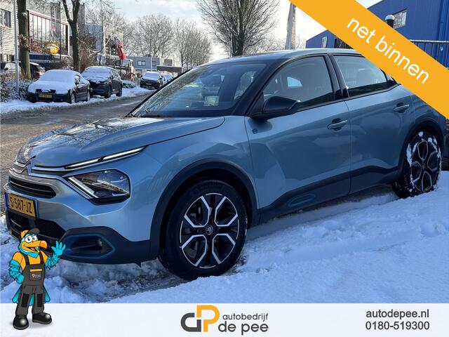 Citroen ë-C4 Shine 50 kWh GARANTIE/CLIMATE/CRUISE/LICHTMETAAL/STOEL.VERW./CAMERA rijklaarprijs!