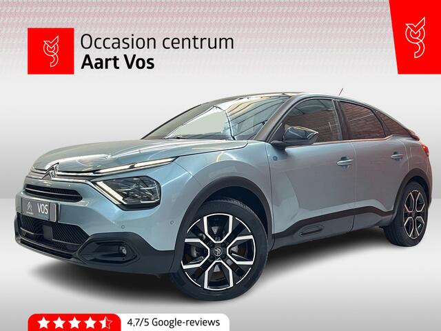 Citroen ë-C4 Shine 50 kWh | Navigatie | Airconditioning ECC | Panoramisch open dak | Dodehoek detectie | LM-Velgen | Adaptieve cruise control | Parkeersensoren | Head up display | Zeer compleet!