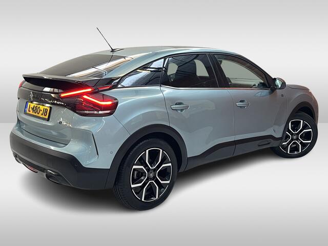 Citroen ë-C4 Shine 50 kWh | Navigatie | Airconditioning ECC | Panoramisch open dak | Dodehoek detectie | LM-Velgen | Adaptieve cruise control | Parkeersensoren | Head up display | Zeer compleet!