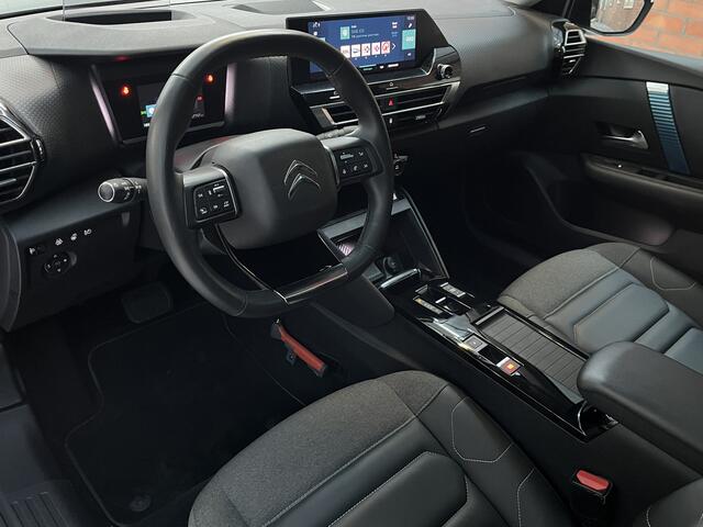 Citroen ë-C4 Shine 50 kWh | Navigatie | Airconditioning ECC | Panoramisch open dak | Dodehoek detectie | LM-Velgen | Adaptieve cruise control | Parkeersensoren | Head up display | Zeer compleet!