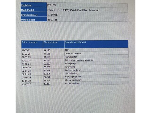Citroen ë-C4 Feel Edition 50 kWh 136pk/SOH 95%/Clima/Apple CarPlay