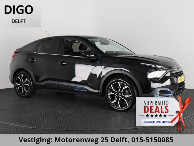 Citroen ë-C4 SHINE ACCU 95%! BEREIK WLTP 349 GARANTIE 9-2032* PDC V+A . CAMERA .BSM. APPLE CARPLAY & ANDROID AUTO . STOELVERWARMING . DODEHOEK DETECTIE