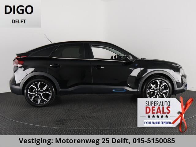 Citroen ë-C4 SHINE ACCU 95%! BEREIK WLTP 349 GARANTIE 9-2032* PDC V+A . CAMERA .BSM. APPLE CARPLAY & ANDROID AUTO . STOELVERWARMING . DODEHOEK DETECTIE