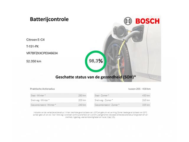 Citroen ë-C4 Feel X 50 kWh - Carplay, Navi, Cruise, SOH 98,3%
