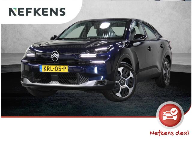 Citroen ë-C4 X Plus 156PK Extended range 54 kWh | 1ste eigenaar | Navigatie | Achteruitrijcamera | Climate Control | AppleCarplay/AndroidAuto | Armsteun | Led | Isofix | Parkeersensoren |
