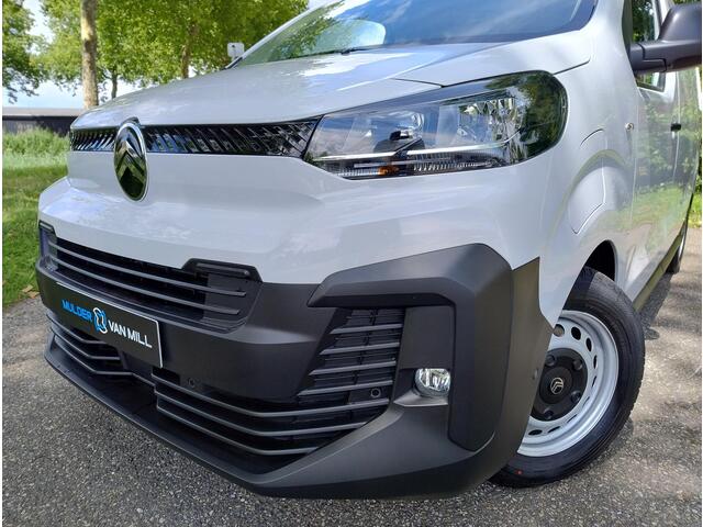 Citroen ë-Jumpy L3 75 kWh 136pk AUTOMAAT | Multimedia | Apple Carplay | Android Auto | Digital cockpit | Stuurwielbediening | Achteruitrijcamera | Parkeersensoren voor en achter | Dode hoek detectie | Elektrisch inklapbare spiegels | Bank voorpassagiers | Tussenwand comf