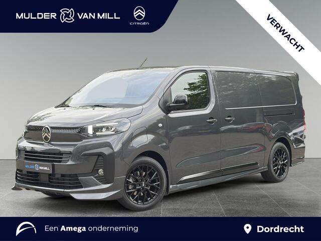Citroen ë-Jumpy L3 75 kWh 136pk | 0% financial lease | 8 jaar garantie | STX SPORT | Lederen bekleding STX | STX Pakket | Dakspoiler | Sideskirts | 18 inch zwarte velgen | 2-zits | Dubbele schuifdeur | City Pakket | Comfort Pakket | Exterieur Pakket | Full ECO LED verlic