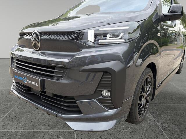 Citroen ë-Jumpy L3 75 kWh 136pk | 0% financial lease | 8 jaar garantie | STX SPORT | Lederen bekleding STX | STX Pakket | Dakspoiler | Sideskirts | 18 inch zwarte velgen | 2-zits | Dubbele schuifdeur | City Pakket | Comfort Pakket | Exterieur Pakket | Full ECO LED verlic