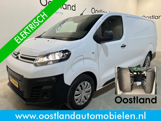 Citroen ë-Jumpy L3 136 75 kWh / 100% Elektrisch !! / Kast-inrichting / Airco / Cruise Control / Klep / 3-Zits / 31.500 KM !!