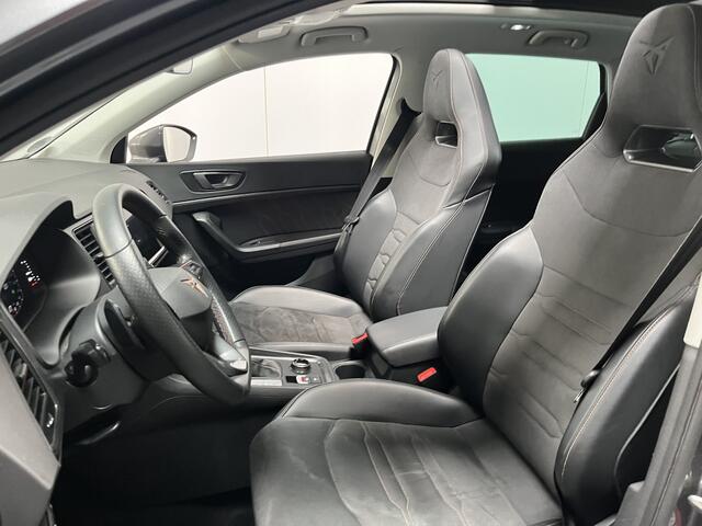 Cupra Ateca 1.5 TSI Performance / AUTOMAAT/ PANO/ CAMERA/ STUUR+STOELVERWARM./ MEMORY SEAT/ CRUISE/ FULL LINK/ KEYLESS/ ELEK.ACHTERKLEP/ DIGITAL DASH/ RIJ-MODI/ NAVI/ DAB/ CLIMA/ LED