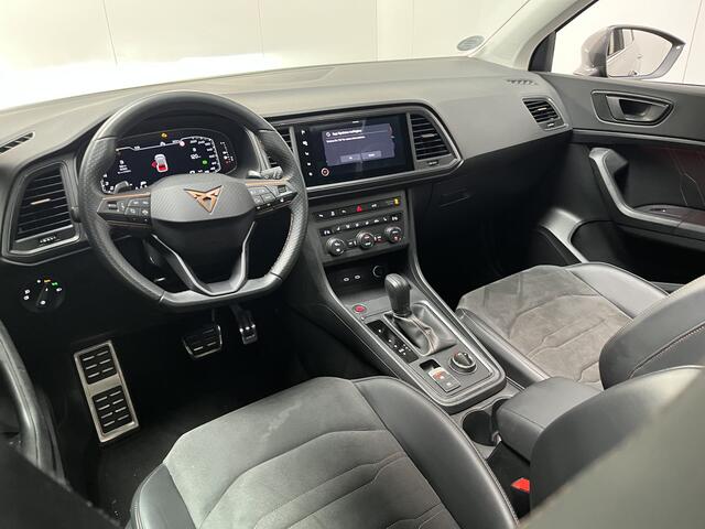 Cupra Ateca 1.5 TSI Performance / AUTOMAAT/ PANO/ CAMERA/ STUUR+STOELVERWARM./ MEMORY SEAT/ CRUISE/ FULL LINK/ KEYLESS/ ELEK.ACHTERKLEP/ DIGITAL DASH/ RIJ-MODI/ NAVI/ DAB/ CLIMA/ LED