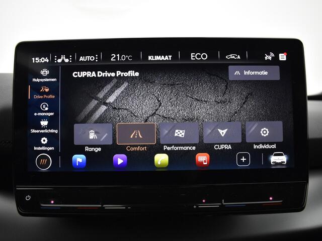 Cupra Born 232pk Adrenaline 62 kWh · Keyless · Camera · Navigatie · Apple/Android Car Play · Stoelverwarming · Full LED · 19''Velgen · Sportstoelen ·