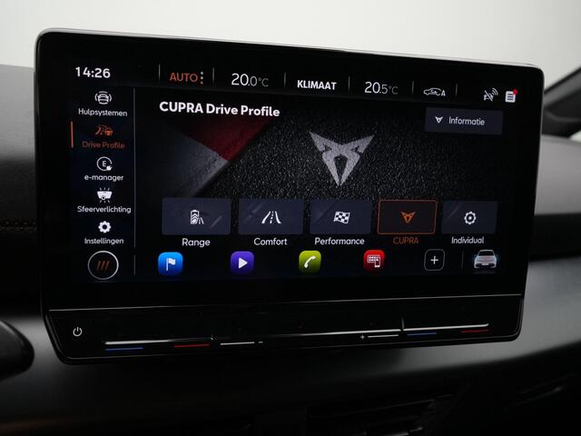 Cupra Born Performance 82 kWh 231 pk | Achteruitrijcamera | Navigatie | Adaptive Cruise | Stuurwiel verwarmd