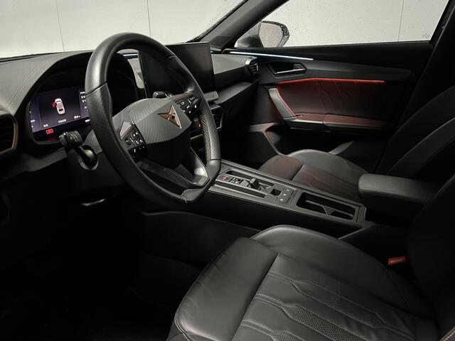 Cupra Formentor 1.4 e-Hybrid Black Edition / AUTOMAAT/ PANO/ LEER/ 19.000 KM/ 360 CAMERA/ ELEK. ACHTERKLEP/ MEMORY SEATS/ DODE HOEK/ KEYLESS/ LED/ STOEL-STUURVERWARM./ FULL LINK/ ADAPT. CRUISE/ NAVI/ CLIMA/ DAB/ 19" LMV