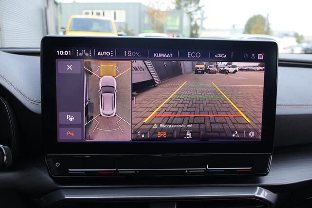 Cupra Formentor 1.4 VZ Black Edition 2e Eigenaar | Dealer Onderh | BTW | Trekhaak | 360'Cam | Cupra Knop | Sfeer | 2 Laadkabels | Memory | Elek Stoel+Klep | Carplay | Full Led | Navi | PDC | Ad Cruise