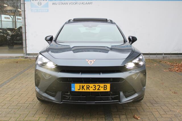 Cupra Formentor 1.5 TSI e-Hybrid VZ Performance 272pk | Panorama dak | 360* Camera | Stoel/stuurverwarming | Elektrisch verstelbare stoelen + memory | Keyless entry/start | Sennheiser Audiosysteem | Sfeerverlichting | Draadloze telefoonlader | Apple CarPlay/Android Auto 