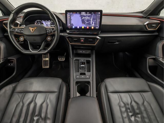 Cupra Formentor 1.4 e-Hybrid VZ Performance 245Pk Automaat (APPLE CARPLAY, GROOT NAVI, MEMORY SEATS, LEDER, KUIPSTOELEN, 360 CAMERA, STUUR/STOELVERWARMING, ADAPTIVE CRUISE, SFEERVERLICHTING, NIEUWSTAAT)