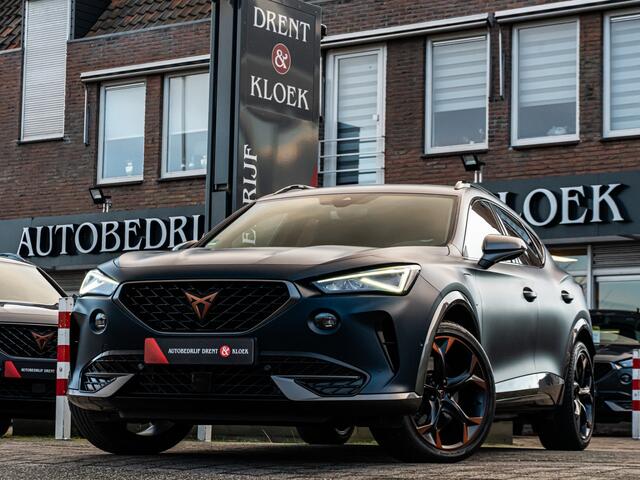 Cupra Formentor 1.4 e-Hybrid VZ Copper Edition SPORTSTUUR MAT BLAUW ELEK ACHTERKLEP LED CAMERA 19 INCH