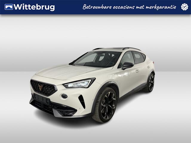 Cupra Formentor 1.4 e-Hybrid Performance / AUTOMAAT/ PANO/ MEMORY SEAT/ STUUR+STOELVERWARM./ PARK.SENSOR.V+A/ CAMERA/ FULL LINK/ ACC/ DODEHOEK/ KEYLESS/ NAVI/ DAB/ CLIMA/ RIJ-MODI/ LED/ ISOFIX
