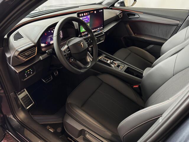 Cupra Formentor 1.5 TSI 150 PK BENZINE CAMERA STOEL/STUUR ELEK.KLEP VERW. LED LEER CARPLAY ZWARTE.HEMEL 08/2024