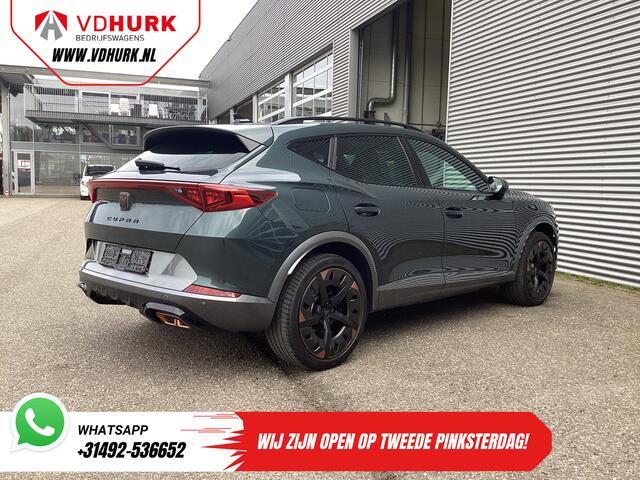 Cupra Formentor 1.4 e-Hybrid 245 pk VZ Performance Copper Edition Elek.Klep/ Memory/ Leder/ Adapt.Cruise/ Standkachel/ Stoelverw./ Carplay/ Navi/ Climate/ Camera/ LMV 19"