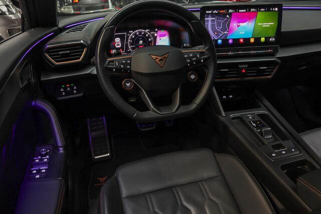 Cupra Formentor 2.0 TSI 4DRIVE Panodak Leer 360° Memory PDC Elektr. bedienbare achterklep Stuurverwarming Navi Climate voor & achter Zwart hemelbekleding Stoelverwarming Virtual cockpit Keyless Entry & Go LM velgen