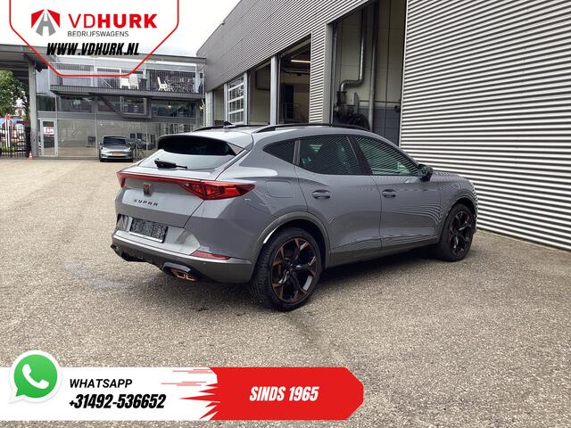 Cupra Formentor 1.4 e-Hybrid 245 pk VZ Performance Standkachel/ Stoelverw./ Elek.klep/ Memory/ Adapt.cruise/ Navi/ Climate/ Camera/ PDC/ 19" LMV