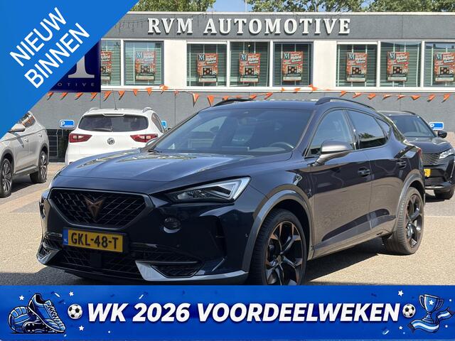 Cupra Formentor 1.4 e-Hybrid VZ Copper Edition VAN ¤29.900,- NU VOOR SLECHTS ¤28.440,- Uw LENTEVOORDEEL ¤1.460,-| CUPRA KNOPPEN| ELEK. ACHTERKLEP | MEMORY STOEL| ACHTERUITRIJCAMERA | ADAPT. CRUISE CONTROL | STOEL + STUURVERWARMING| RIJKLAARPRIJS INCL. 12 MND BOVAG GARAN